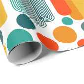 Ovalen und Kreise Geschenkpapier (Rolleneckpunkt)