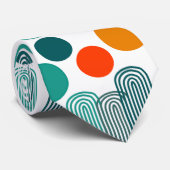 Ovalen und Kreise Krawatte (Gerollt)