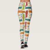 Ovalen und Kreise Leggings (Rückseite)