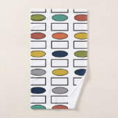 Ovalen und Rechtecke Badhandtuch Set (Handtuch)