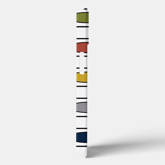 Ovalen und Rechtecke Case-Mate iPhone Hülle (Rückseite / Rechts)