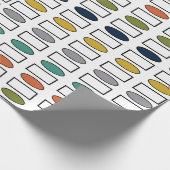 Ovalen und Rechtecke Geschenkpapier (Ecke)