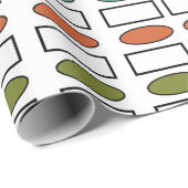 Ovalen und Rechtecke Geschenkpapier (Rolleneckpunkt)