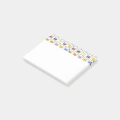 Ovalen und Rechtecke - Kleiner Blumengarten Post-it Klebezettel (angewinkelt)