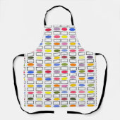 Ovalen und Rechtecke - Kleiner Blumengarten Schürze (Vorderseite)