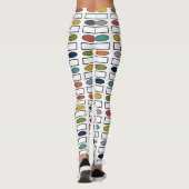 Ovalen und Rechtecke Leggings (Rückseite)