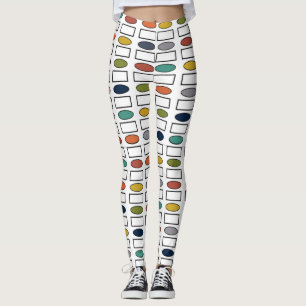 Ovalen und Rechtecke Leggings
