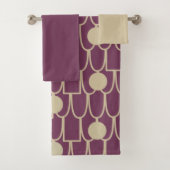 Ovalen und Rechtecke und Kreise, Oh mein! Badschle Badhandtuch Set (Insitu)