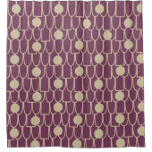 Ovalen und Rechtecke und Kreise, Oh mein! Duschvorhang (Vorderseite)