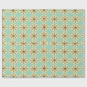 Ovalen und Sternexplosionen Geschenkpapier (Flach)