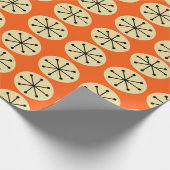 Ovalen und Sternexplosionen Geschenkpapier (Ecke)