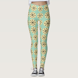 Ovalen und Sternexplosionen Leggings