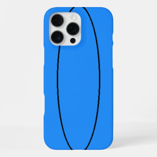 Ovaler Essenz-Case iPhone Hülle (Rückseite)