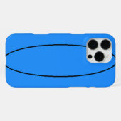 Ovaler Essenz-Case iPhone Hülle (Rückseite (Horizontal))