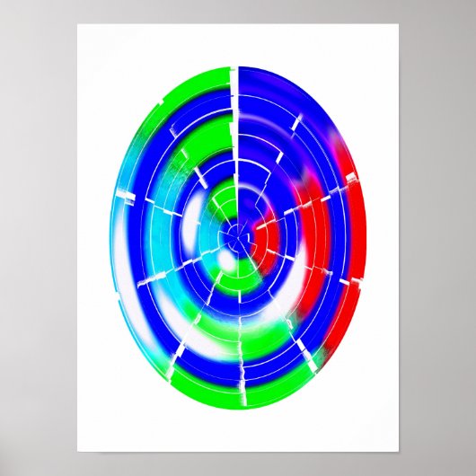 Ovaler Irrweg Poster (Vorne)