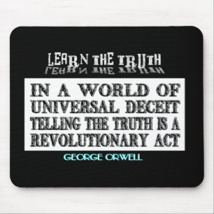 OVALER ORWELL UNIVERSELLER BETRUG MOUSEPAD
