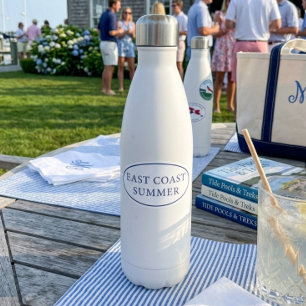 Ovaler Sommer-Preppy-Stil von der Ostküste Aufkleber
