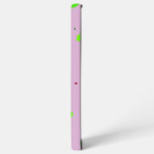 Ovaler Spaß auf Rosa Samsung Galaxy Hülle (Linke Seite)