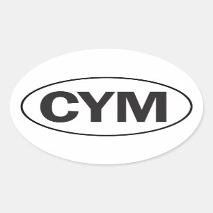 Ovaler Wales-Auto-Euroaufkleber Aufkleber