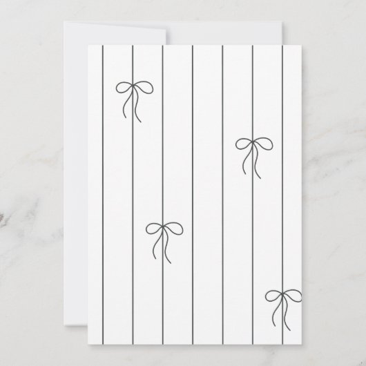 Ovales Foto mit dünner Kante und minimalem Bug Save The Date (Rückseite)