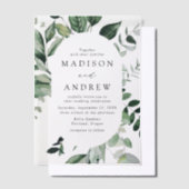 Ovales Hochzeitsgrab Pergament Einladungen (Versetzt)