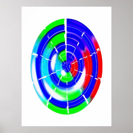 Ovales Labyrinth Poster (Vorne)