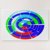 Ovales Labyrinth Puzzle (Horizontal)