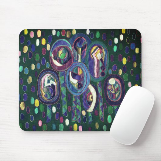 Ovalmuster Mousepad (Mit Mouse)