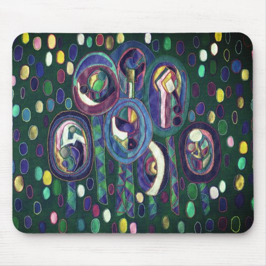 Ovalmuster Mousepad (Vorne)