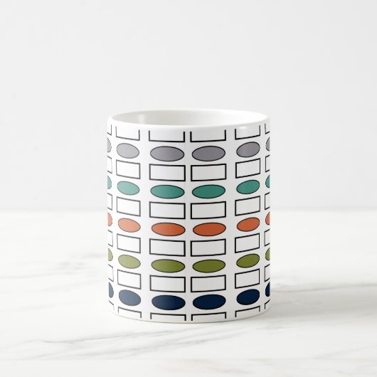 Ovals and Rectangles Kaffeetasse (Mittel)