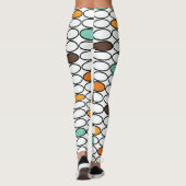 Ovals der 70er Jahre Leggings (Rückseite)
