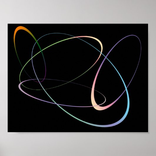 Ovals von Fran Hogan Poster (Vorne)