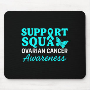 Ovarialkarzinom Bewusstsein Aquamariner Ribbon But Mousepad