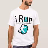 Ovarialkarzinom-Bewusstsein T-Shirt (Vorderseite)