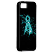 Ovarialkarzinom Blumenkohl-Wirbel Case-Mate iPhone Hülle (Rückseite/rechts)