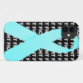 Ovarialkarzinom Case-Mate iPhone Hülle (Rückseite (Horizontal))