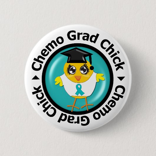 Ovarialkarzinom Chemo Grad Kick Button (Vorderseite)