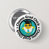 Ovarialkarzinom Chemo Grad Kick Button (Vorne & Hinten)