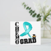 Ovarialkarzinom Chemo Grad Postkarte (Stehend Vorderseite)