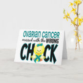 Ovarialkarzinom, der mit dem falschen Schwanz vero Karte (Gelbe Blume)