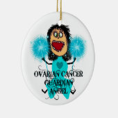 Ovarialkarzinom-Hüterin Angel Keramikornament (Rechts)