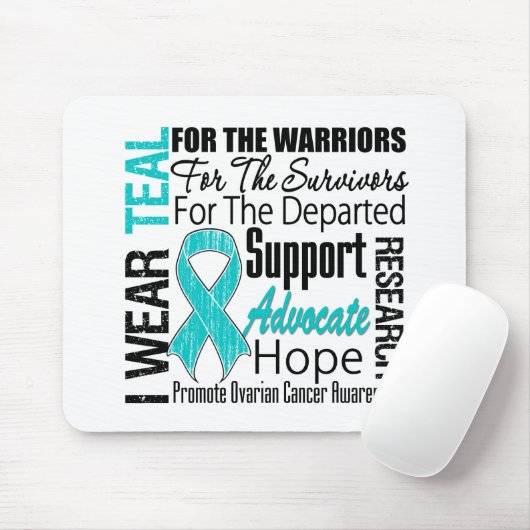 Ovarialkarzinom I trage Aquamarines Multipler Skle Mousepad (Mit Mouse)