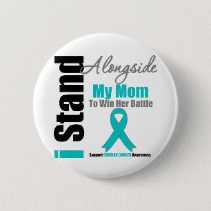 Ovarialkarzinom Ich stehe neben meiner Mama Button