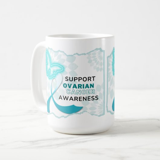 Ovarialkarzinom Kaffeetasse (Vorderseite Links)