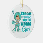 Ovarialkarzinom mit falscher Girl.png Keramik Ornament (Rechts)