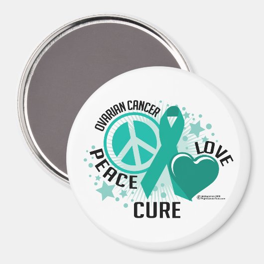 Ovarialkarzinom PLC Magnet (Vorderseite/Rückseite)