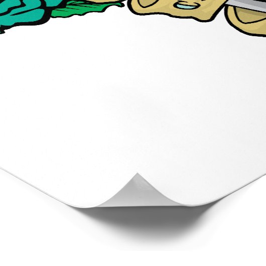 Ovarialkarzinom Poster (Ecke)