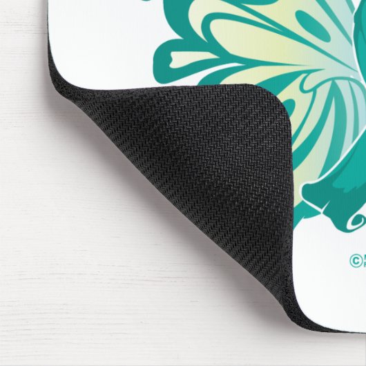 Ovarialkarzinom-Ribbon-Schmetterling Mousepad (Ecke)