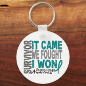 Ovarialkrebs Überleben Es kam, dass wir kämpften i Schlüsselanhänger (Vorderseite)