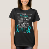 Ovarialsyndrom Überleben Ich will PCOS Bewusstsein T-Shirt (Vorderseite)